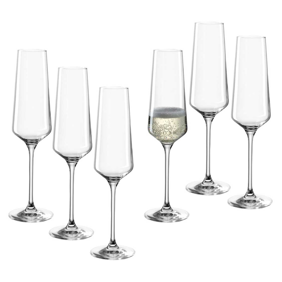 PUCCINI Bundle Sektglas 280 ml & Weißweinglas 560 ml 12er-Set