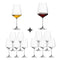 PUCCINI Rotweinglas 750 ml & Weißweinglas 560 ml 12er-Set