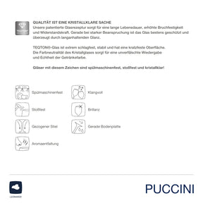 Rotweinglas PUCCINI 750 ml 6er-Set