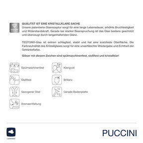 Trinkglas PUCCINI 365 ml 6er-Set