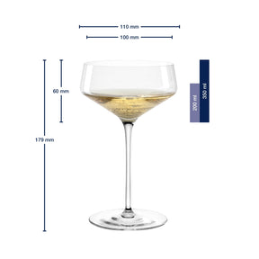 Champagnerschale PUCCINI 350 ml 6er-Set