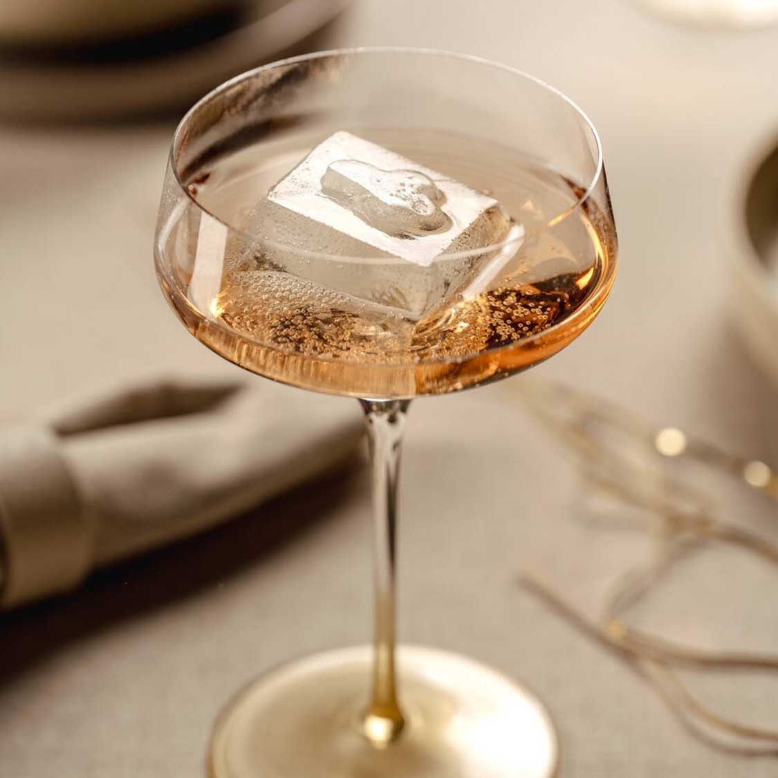 Champagnerschale PUCCINI 350 ml gold 2er-Set