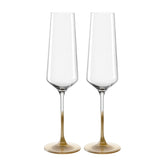 Sektglas PUCCINI 280 ml gold 2er-Set