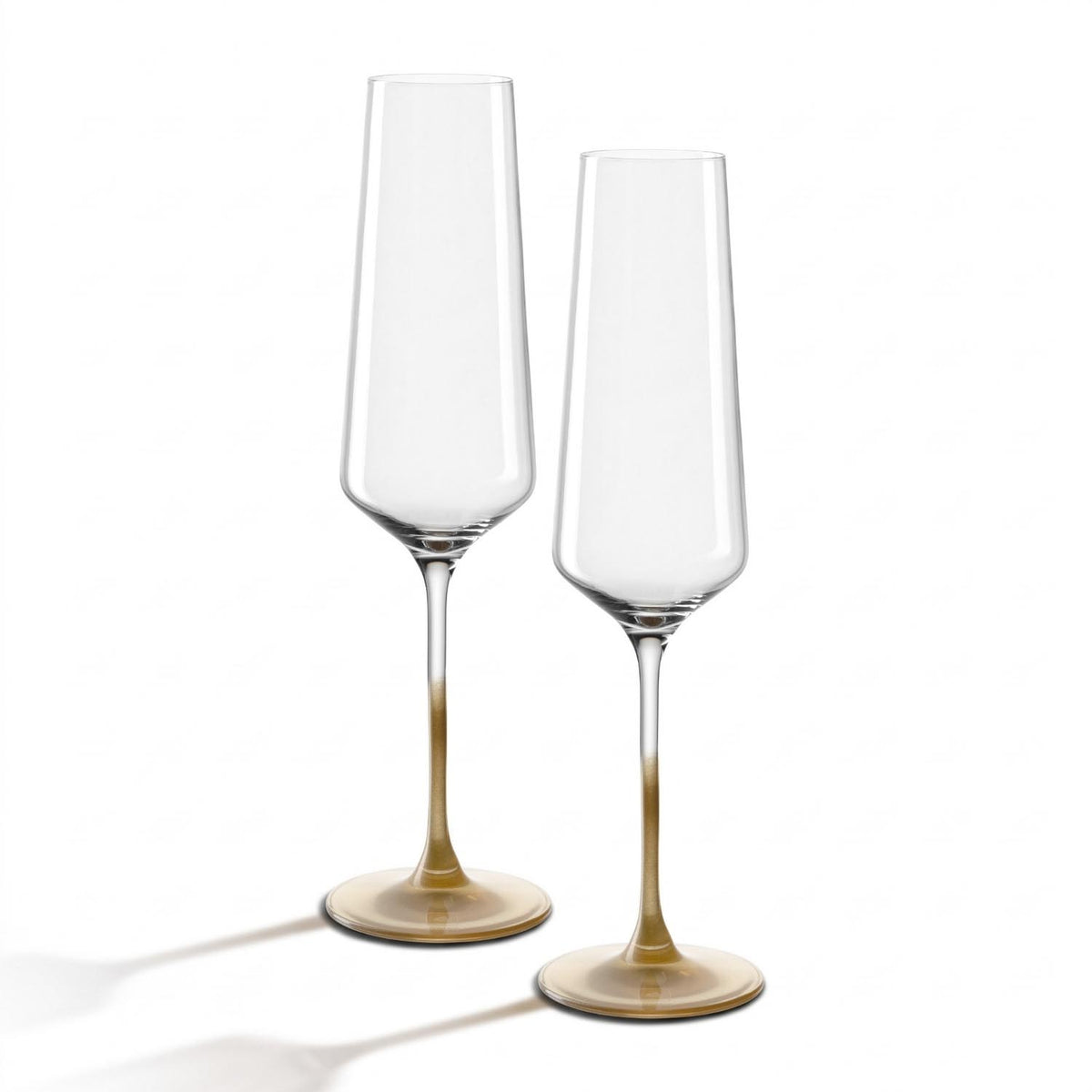 Sektglas PUCCINI 280 ml gold 2er-Set