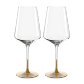 Weinglas PUCCINI 560 ml gold 2er-Set