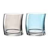Trinkglas SWING 355ml grau/hellblau 2er-Set