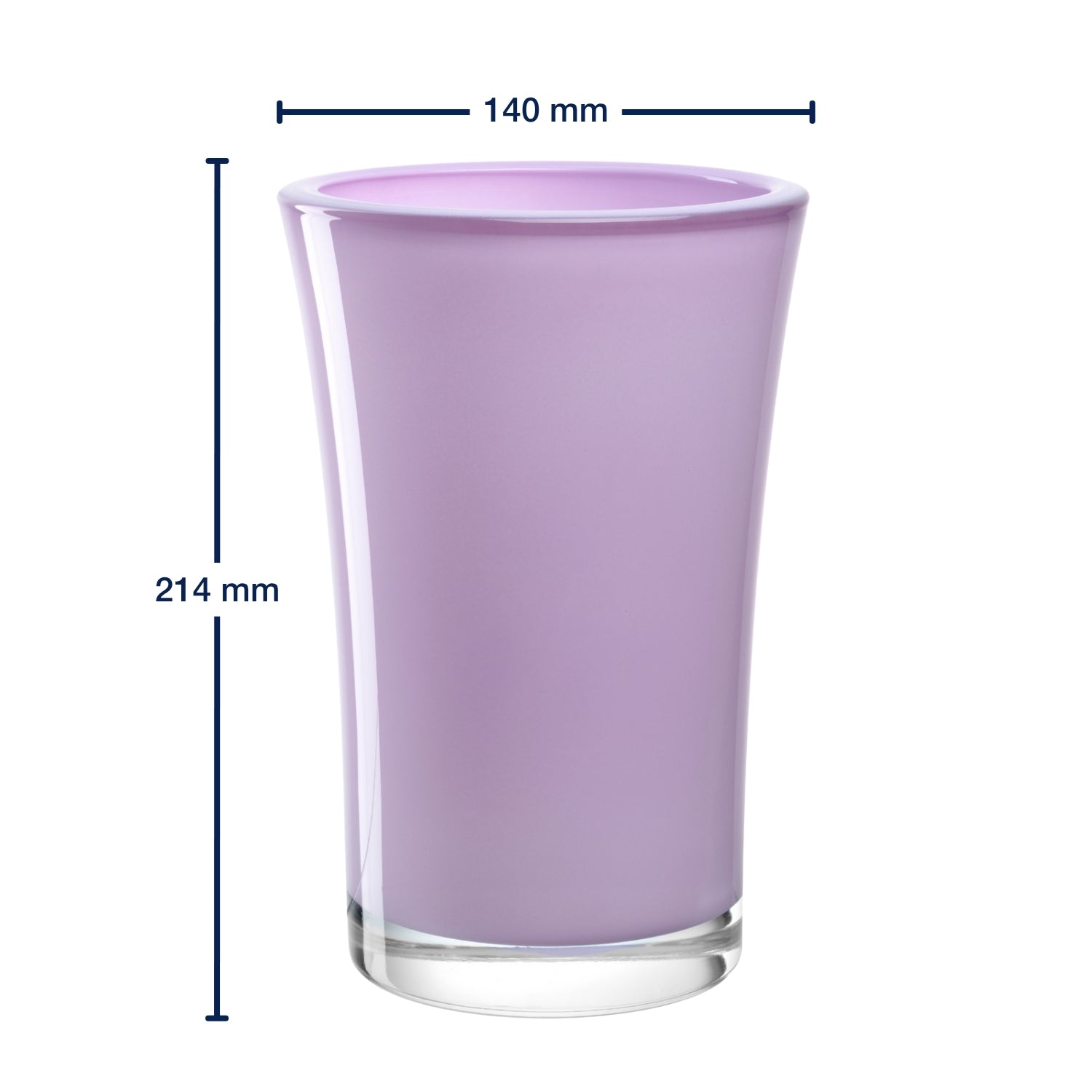 Vase 21 flieder LUMINOSA – LEONARDO