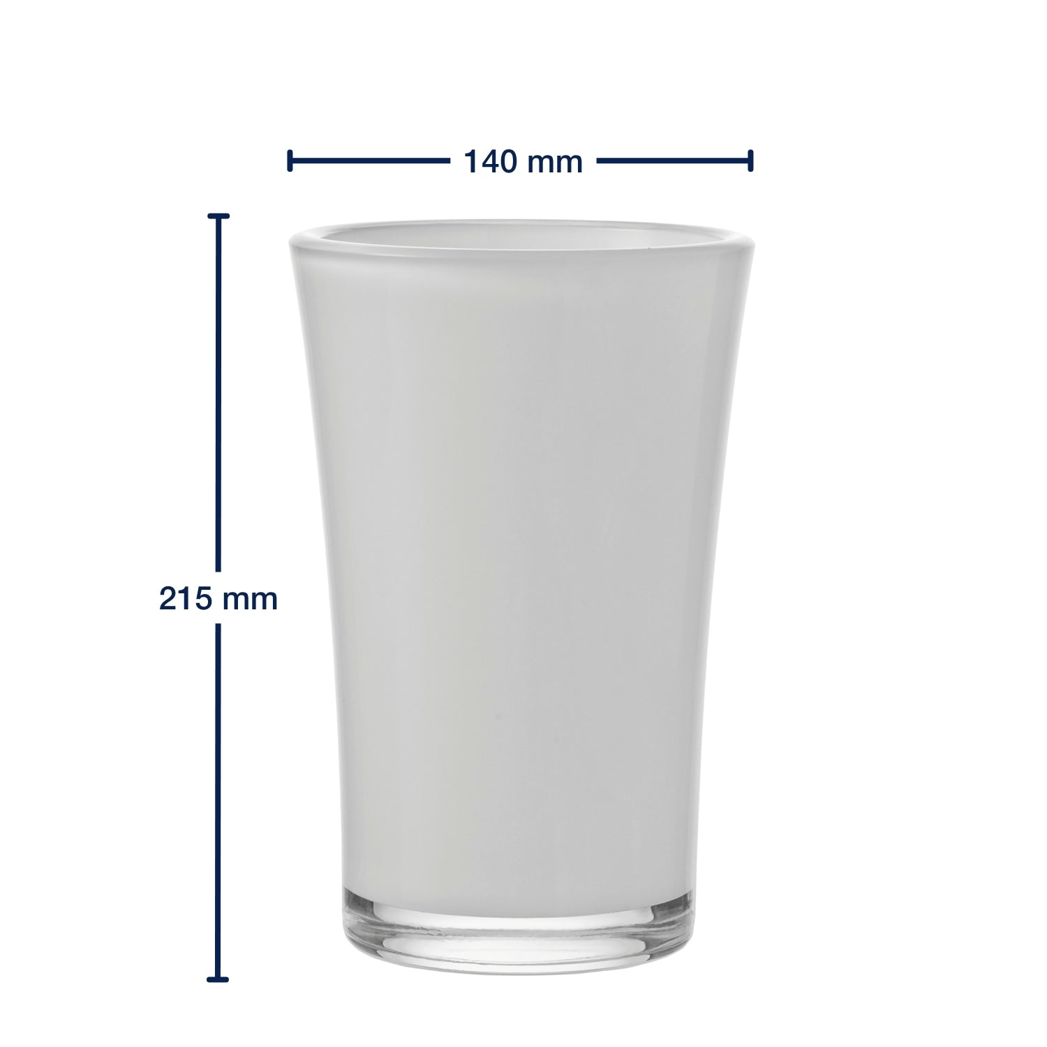 Vase BLOOM 21 cm weiß – LEONARDO