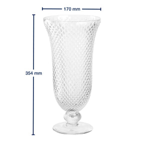 Vase  auf Fuß POESIA 35 cm