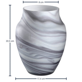 Vase POESIA 23 cm Marmoroptik