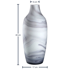 Vase POESIA 40 cm Marmoroptik