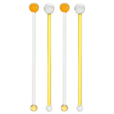Rührer POESIA 20 cm orange/weiß 4er-Set