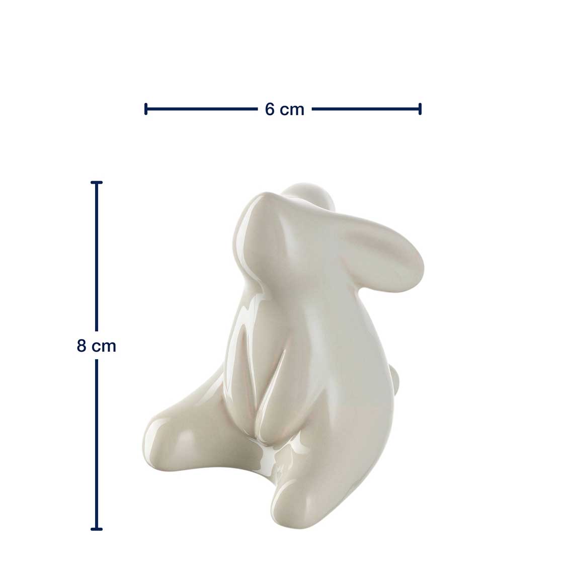 Massangaben zu Hase 8 cm beige LOLLE