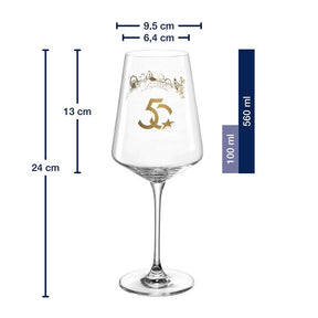 Weinglas Europa-Park Silhouette 50 Jahre 560 ml