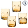 Trinkglas VESUVIO 300 ml amber 4er-Set