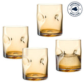 Trinkglas VESUVIO 300 ml amber 4er-Set