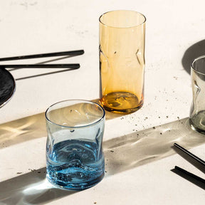 Trinkglas VESUVIO 300 ml blau 4er-Set