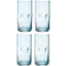 Trinkglas VESUVIO 330 ml blau 4er-Set