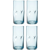 Trinkglas VESUVIO 330 ml blau 4er-Set