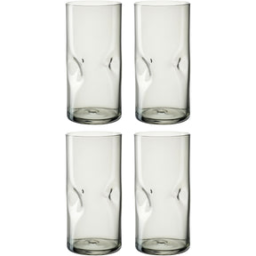 Trinkglas VESUVIO 330 ml grau 4er-Set