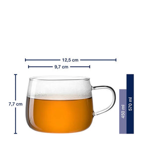 Teetasse 450ml TÈ PER TE 4er-Set