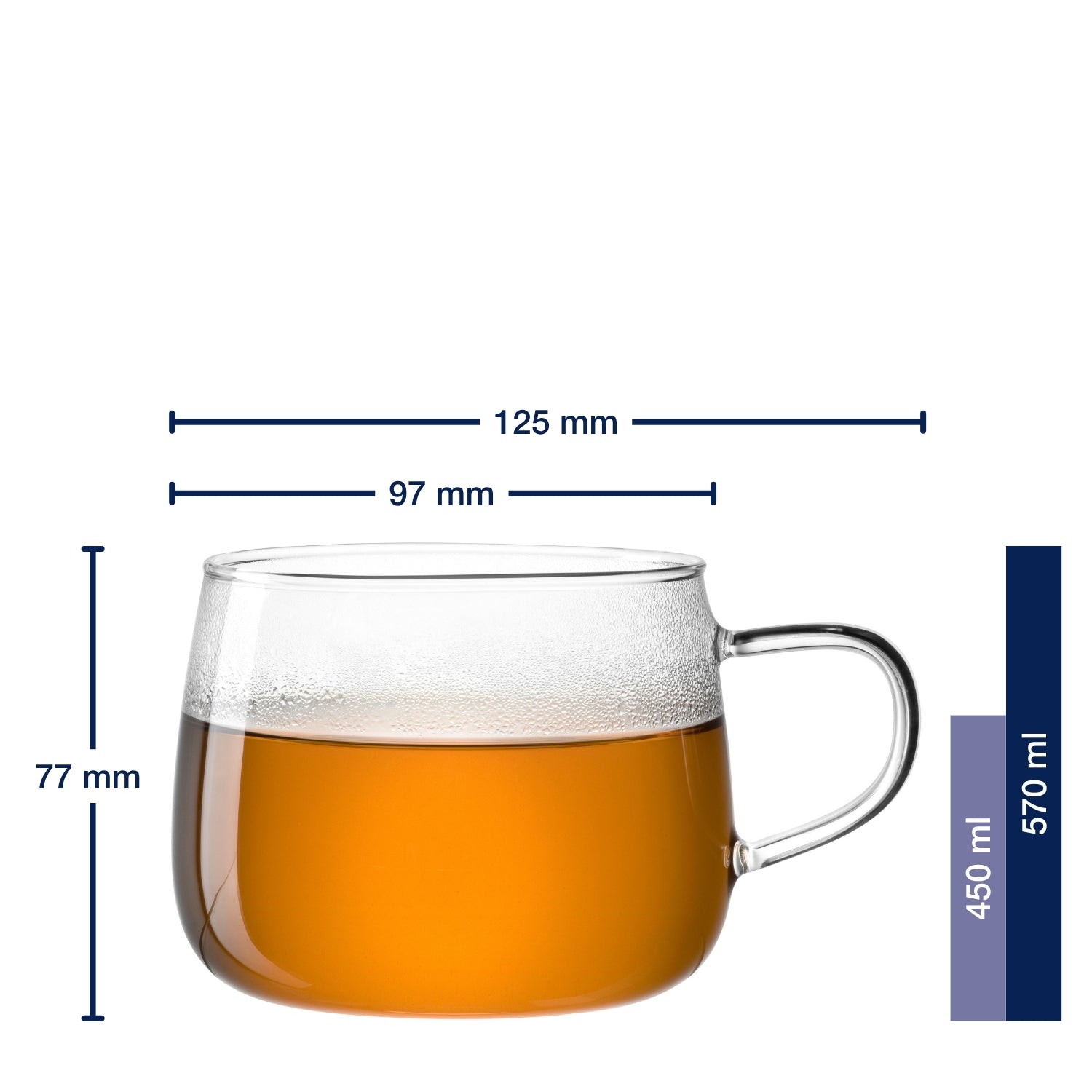 Teetasse 450ml TÈ PER TE 4er-Set