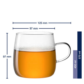 Teetasse 570ml TÈ PER TE 4er-Set
