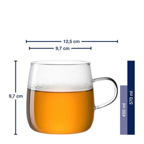 Teetasse 570ml TÈ PER TE 4er-Set