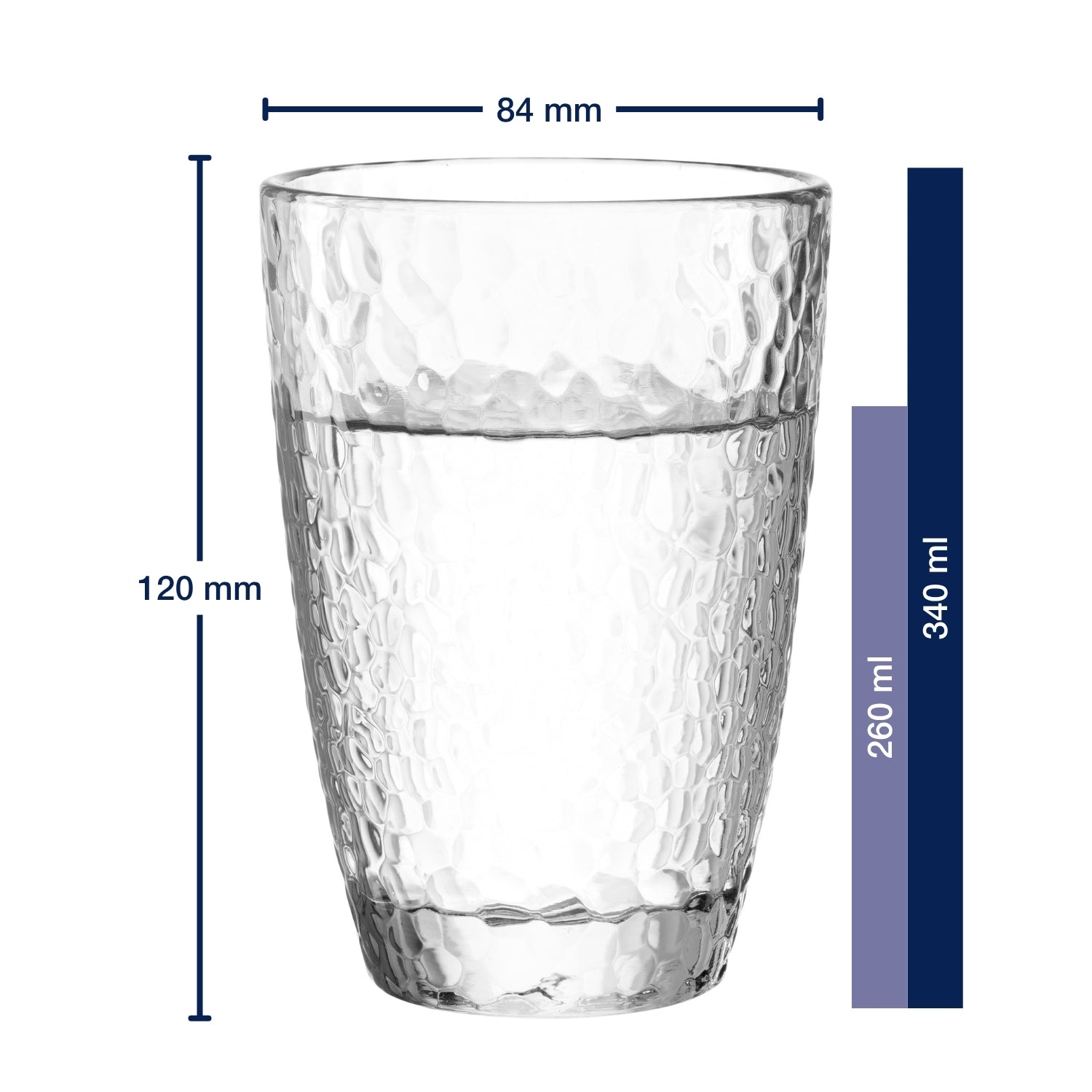 Trinkglas MATERA 340 ml 4er-Set