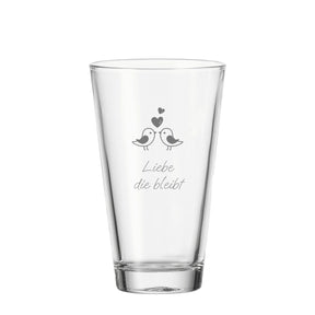 Trinkglas CIAO 300 ml mit persönlicher Gravur