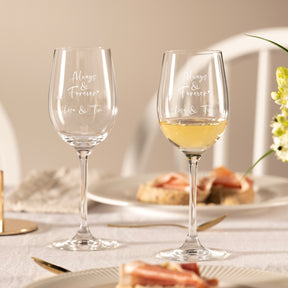 Weißweinglas CIAO+ 300 ml mit persönlicher Gravur