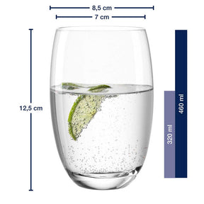 Trinkglas CHEERS 450 ml mit persönlicher Gravur