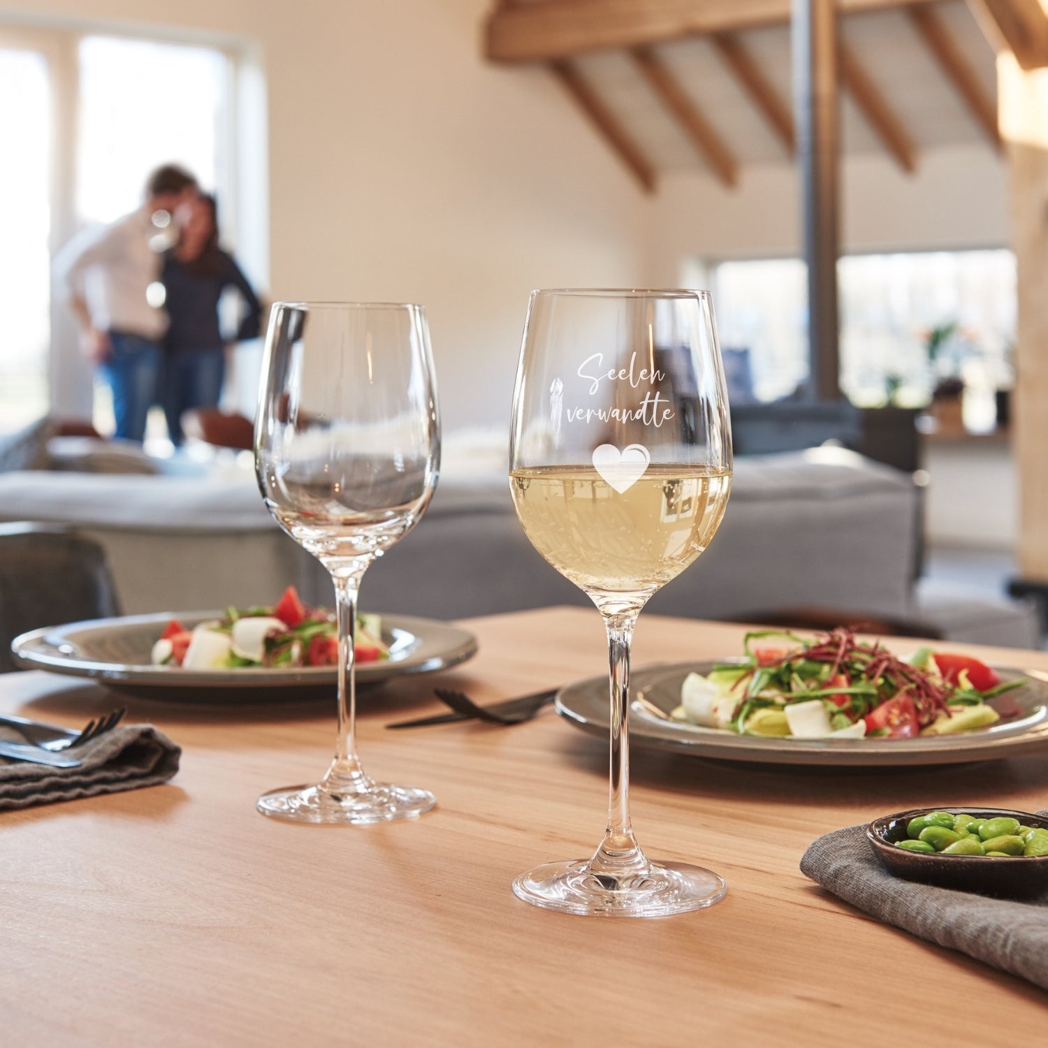Weißweinglas CIAO+ 370 ml mit persönlicher Gravur – LEONARDO