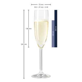 Sektglas DAILY 200 ml mit persönlicher Gravur