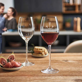 Rotweinglas CHEERS 520 ml mit persönlicher Gravur