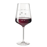 Rotweinglas PUCCINI 750 ml mit Stimmungs-Gravur