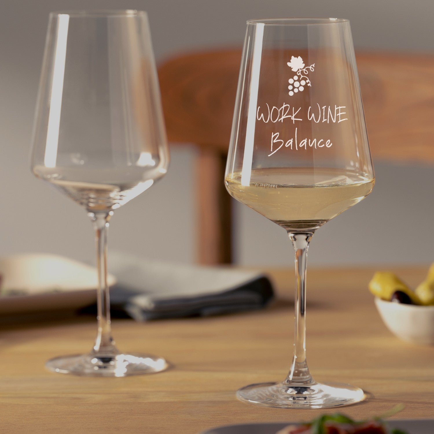 Weißweinglas PUCCINI 560 ml mit persönlicher Gravur – LEONARDO