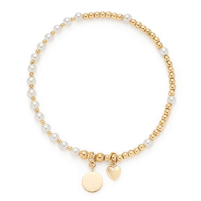 Armband gold MONIA You & Me mit persönlicher Gravur