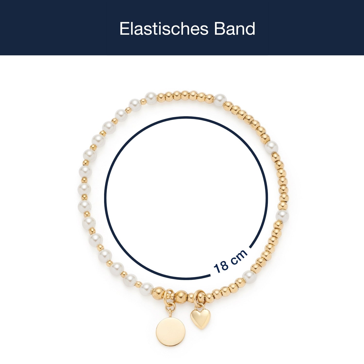 Armband gold MONIA You & Me mit persönlicher Gravur