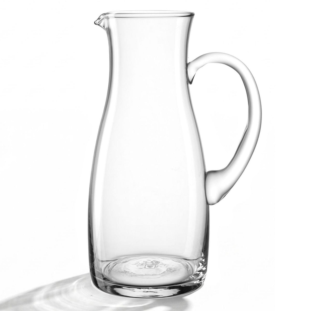 Krug PIENO 1,5 l aus klarem Glas mit Henkel und Ausguss