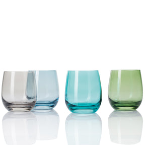 Trinkglas SORA 6er-Set 360 ml grün