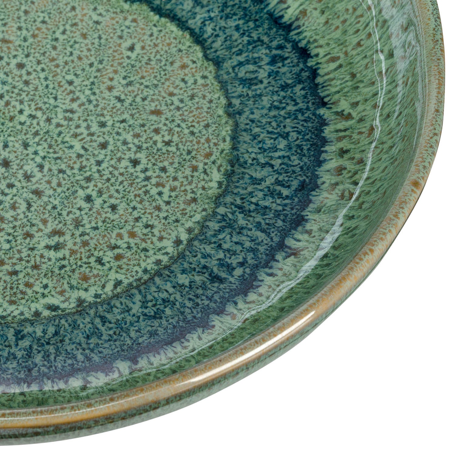 Keramikteller MATERA 20,7 cm grün Tief