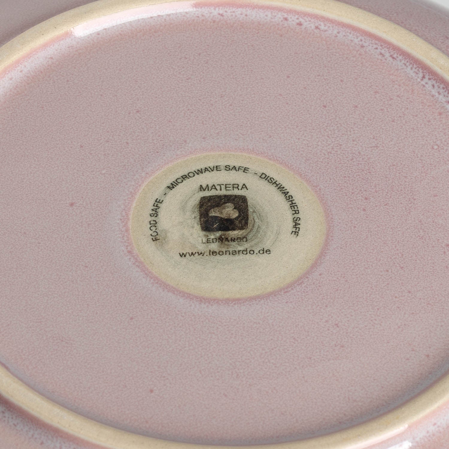 Keramikteller MATERA 22,5 cm rosé