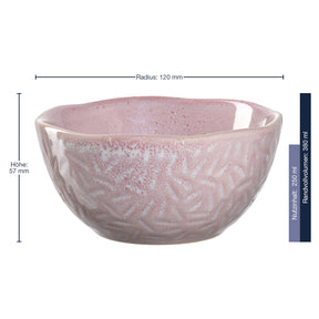 Keramikschale MATERA 12 cm rosé