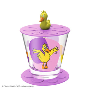 Kindertrinkset BAMBINI 3-teilig 215 ml pink Ente