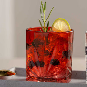 Trinkglas CAPRI 4er-Set 220 ml rot