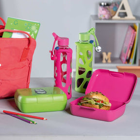 Brotdose BAMBINI pink Flamingo