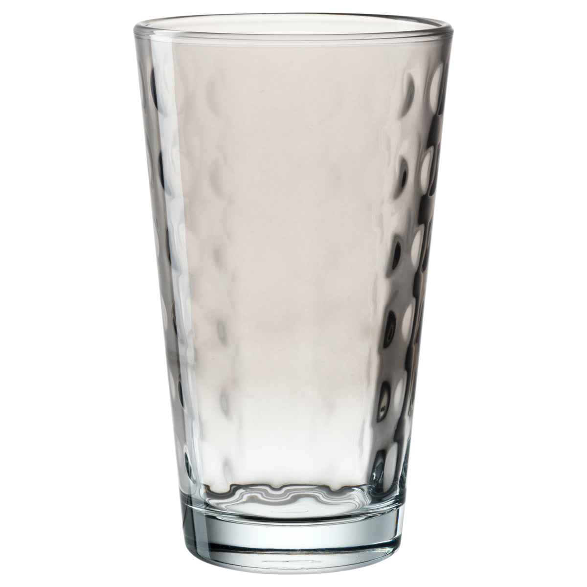 Trinkglas OPTIC 540 ml grau 4er Set