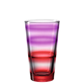 Trinkglas EVENT 6er-Set 330 ml rot Farbverlauf