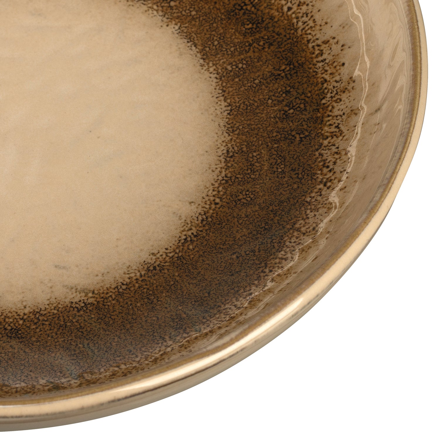 Tellerset MATERA 12-teilig beige Keramik